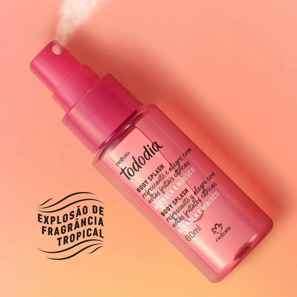 Tododia Acerola E Hibisco Mini Body Splash 60ml