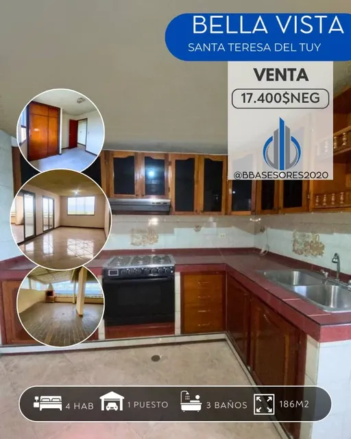  Apartamento Ph Residencias Bella Vista Santa Teresa Del Tuy Edo Miranda 