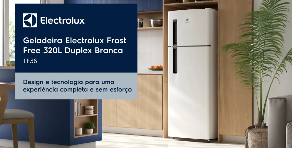 Geladeira Electrolux Frost Free 320L Duplex Branca (TF38) - Imagem 3