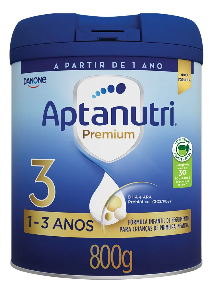 Suplemento Aptanutri Premium 3 800g embalagem frontal