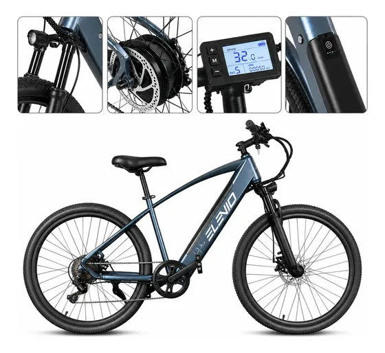 Bicicleta Elétrica Mankeel Suspensão 26 Com Pedal Assistido