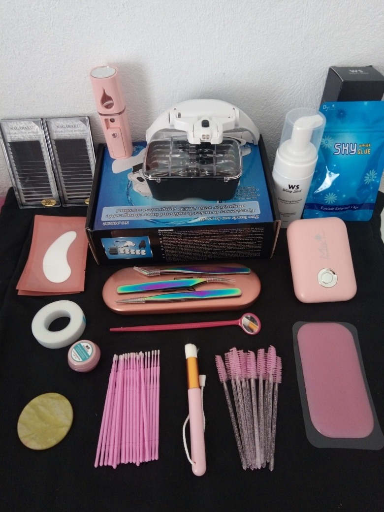 Kit Para Aplicacion De Pestañas Últimos Kits De Aplicación De Pestañas 1x1 ( Incluye Manual) | Mercado