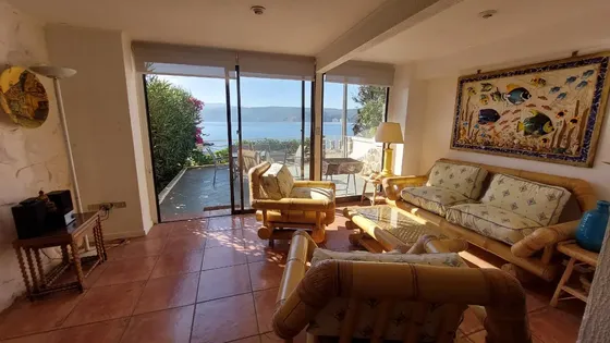 Linda Casa Familiar Gran Vista Al Mar Primera Linea -papudo