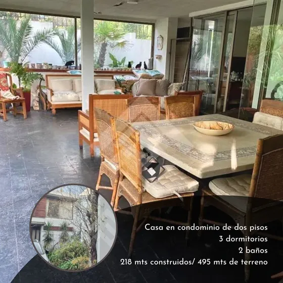 Casa En Venta De 3 Dorm. En La Reina. 3 Dormitorios + Servic