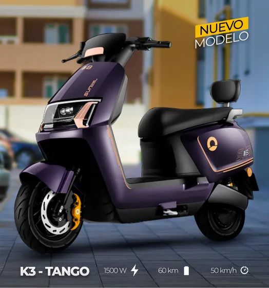 Moto Electrica-scooter Sunra K3 Tango Plomo Acido  72v 2000w
