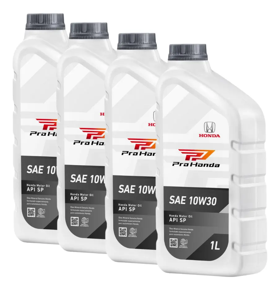 Kit 4 Óleo Motor Honda 10W-30