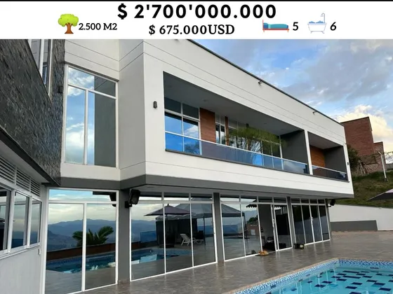 Hermosa Casa Finca- Beautiful House Near Medellin - Vista Espectacular - Astounding View - Casa De Lujo Cerca A Medellín - Luxury House Near Medellin 