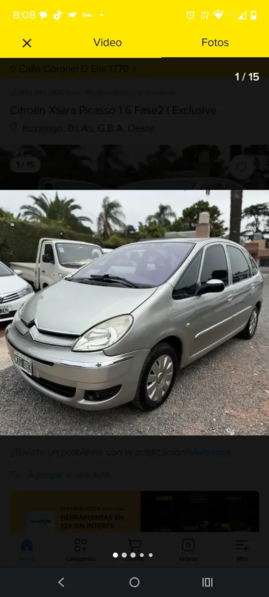 Citroën Xsara Picasso 2.0 Fase2 I Exclusiv 138cv Bva