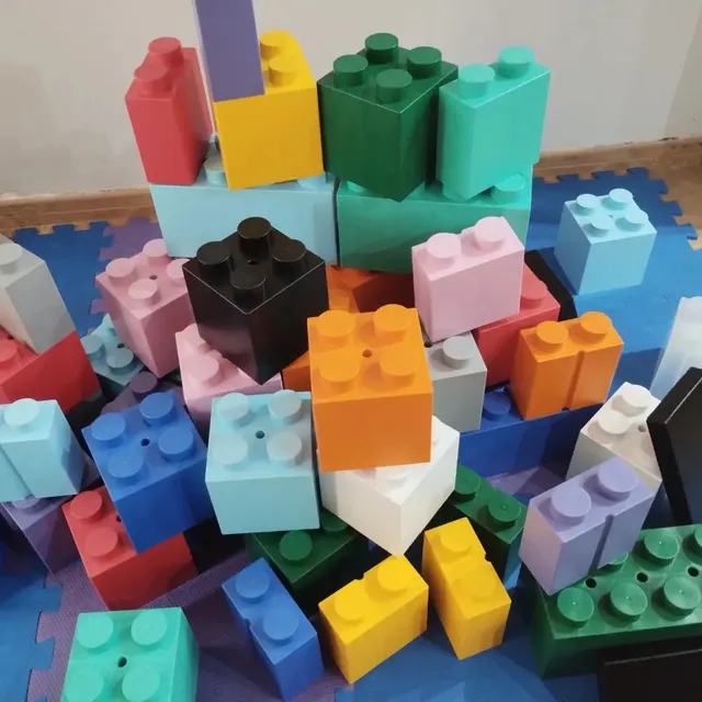 Alquiler Bloques Gigantes Cumpleaños Juegos Niños Caba