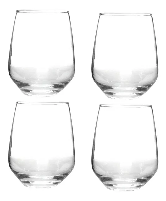 Juego De 6 Vasos De Vidrio Cristar Da Vinci Transparente De 435 Ml