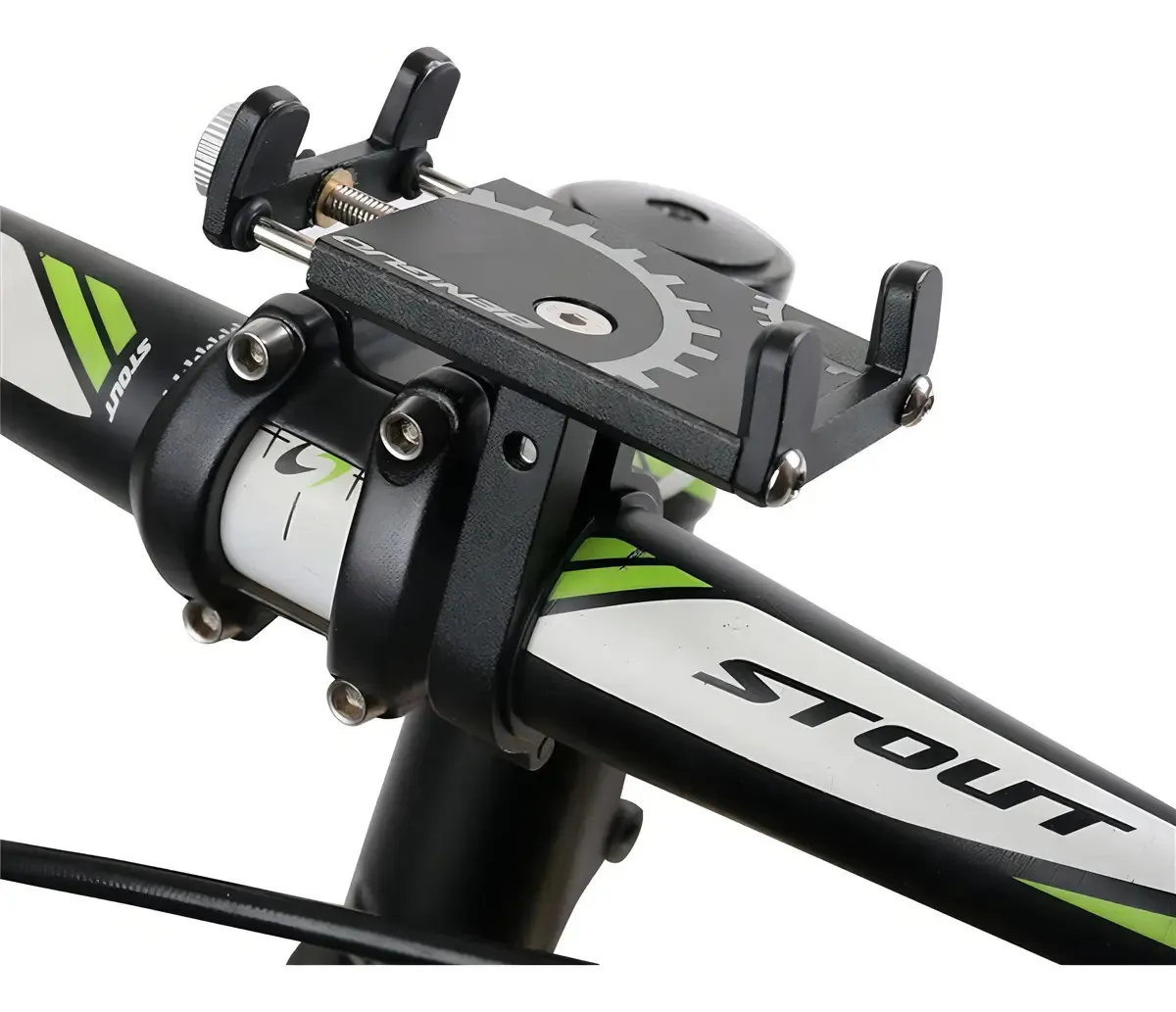 Suporte Celular Bike Moto Regulagem Universal Forte Alumínio Guidão Ajustável Reforçado Resistente À Prova D'água Fixo B Basto