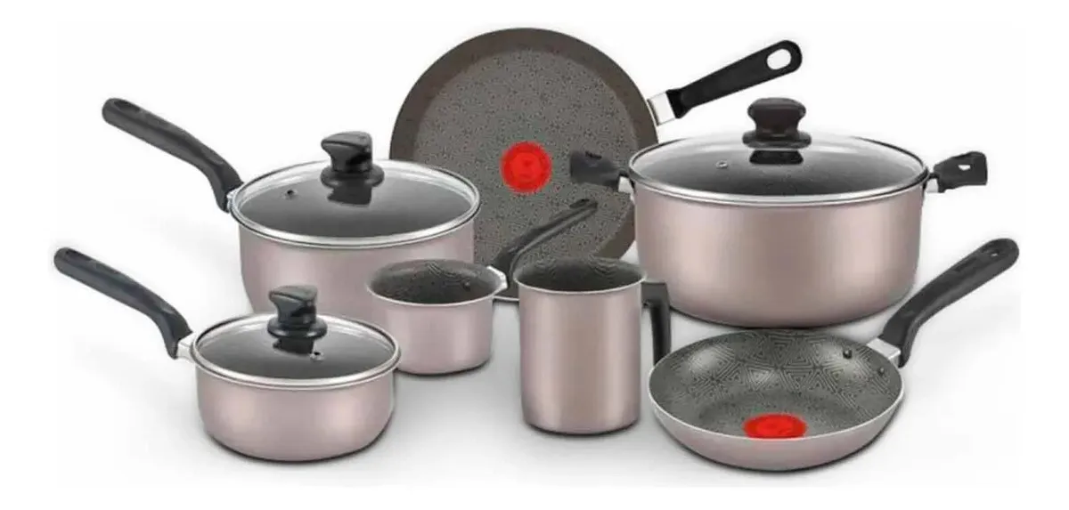 Batería De Cocina Imusa Talent 10 Piezas Antiadherente Negro