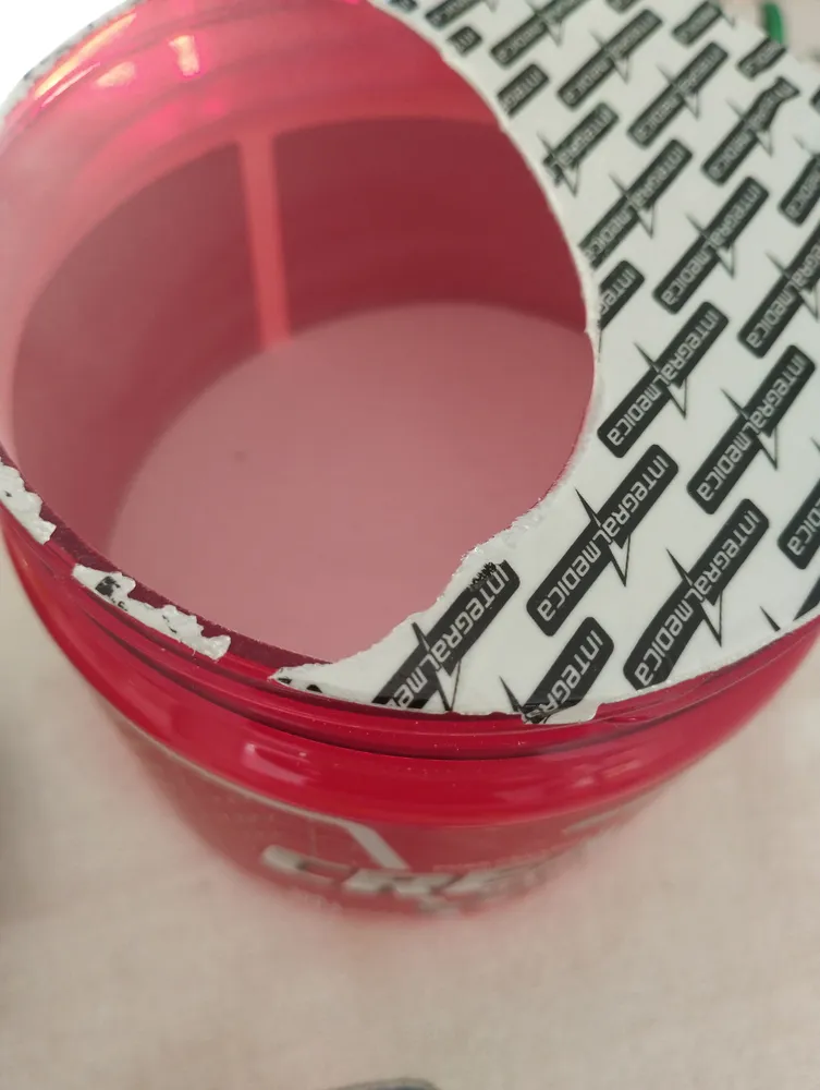 Creatina Hardcore em Pó 100% Pura Integralmedica Sem Sabor 300g - Imagem 2