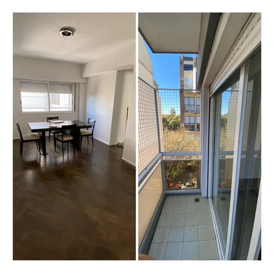 Departamento 2 Amb. C/balcon Sobre Los Bosques De Palermo, En Belgrano, Alquila Dueño Directo!  Sin Comisión.  Muy Luminoso.