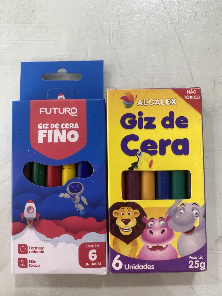 Giz de Cera Dumpa P/ Colorir Atacado Kit 24 Caixas 6 Cores - Imagem 3