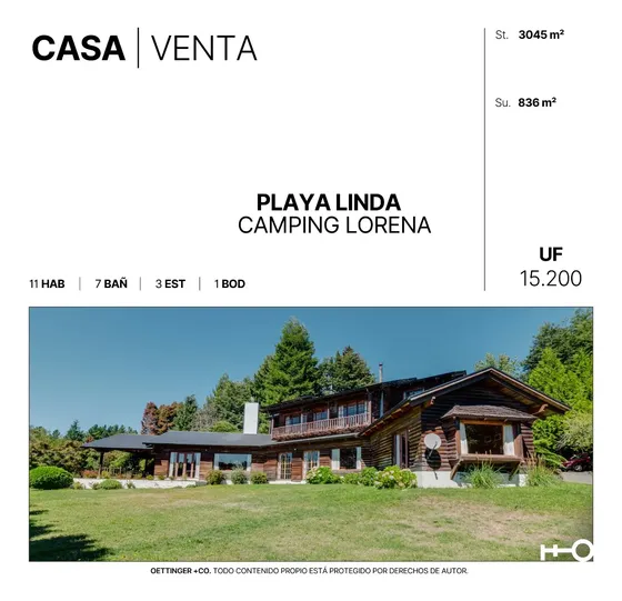 Casa En Venta - Amplia Casona En Camping Lorena