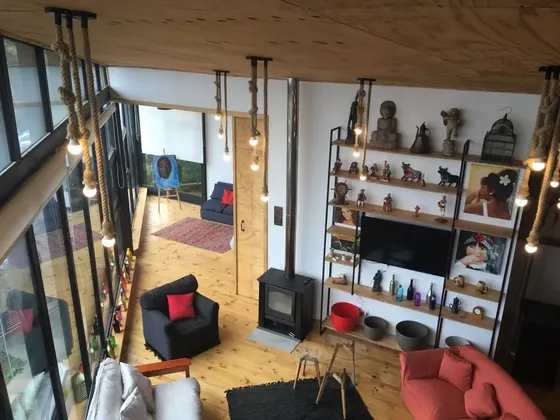 Moderna Casa Con Vista Y Bajada Al Lago Llanquihue