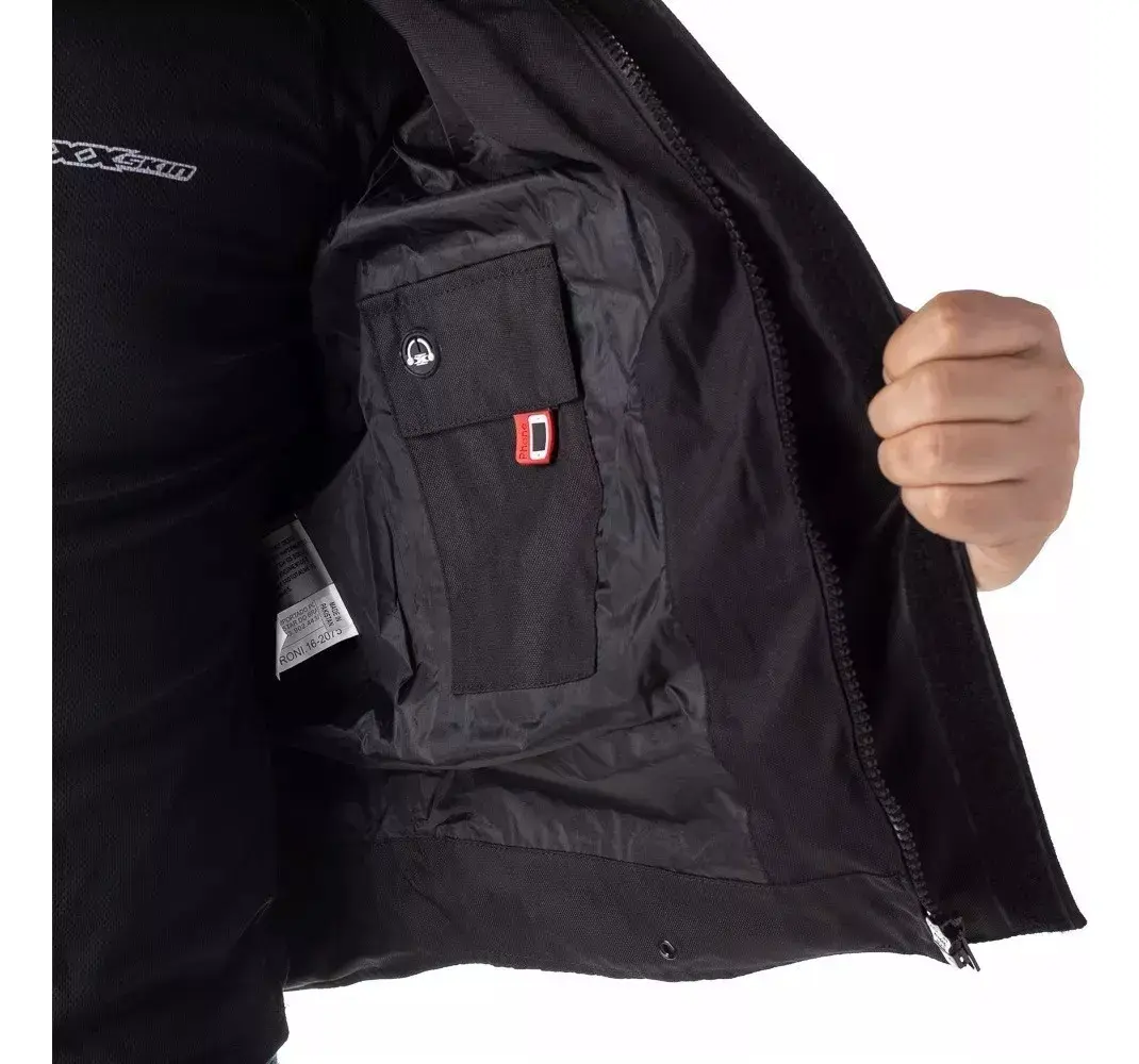 Jaqueta Motoqueiro Masculina Texx Ronin X11 Impermeável Full