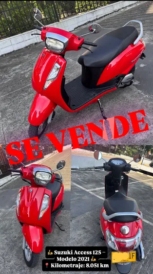 Venta De Moto Suzuki Access 125 Roja