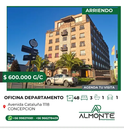 Se Arrienda Oficina En Valle Escondido Concepción