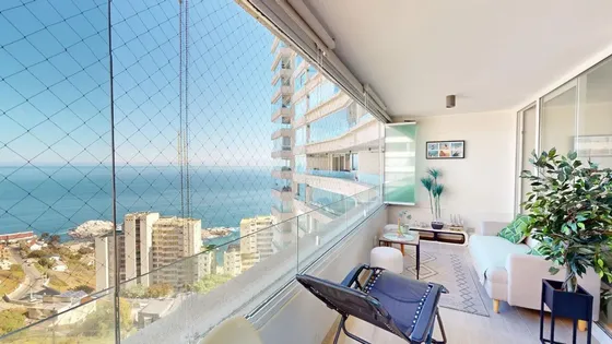 Comisión Rebajada, Seminuevo, 3d_2b, Vista Mar, Reñaca