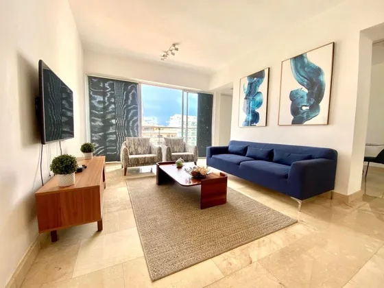 Apartamento Amueblado En Venta, Ubicado En Piantini