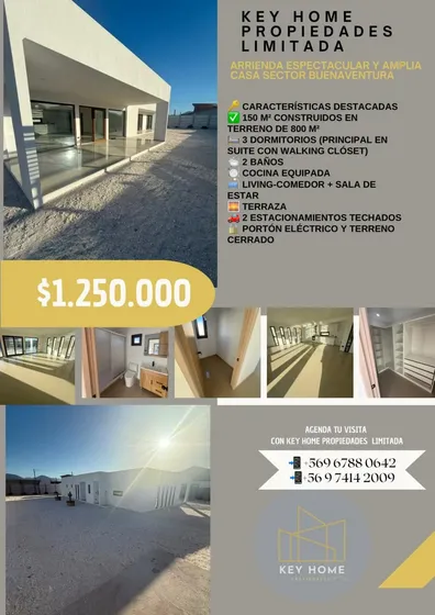 Casa Hermosa Y Amplia Zona Norte Recien Construida