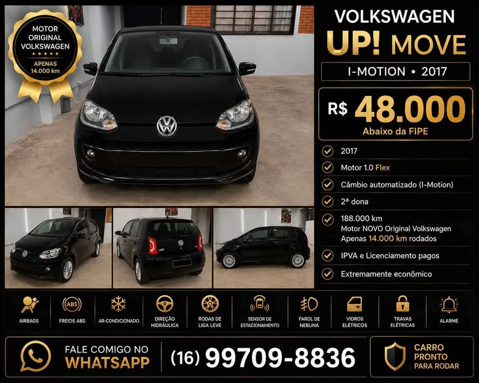 Volkswagen Up! 2017 1.0 Move I-motion 5p — foto 6