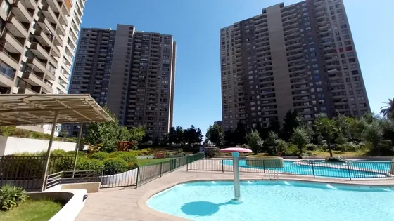Departamento En Condominio Las Palmas, Macul