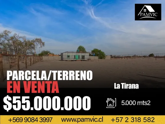 Parcela/ Terreno La Tirana 
