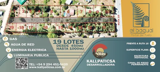 Loteo El Bagual  Camino Al Lago