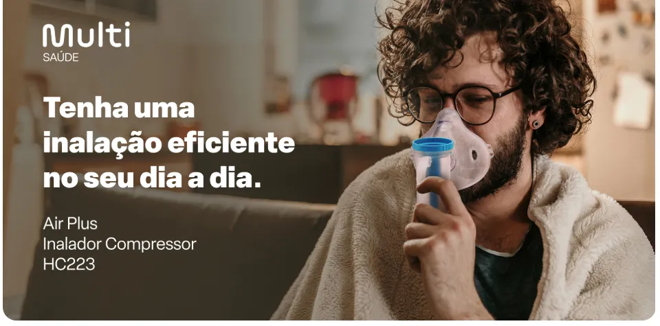 Inalador Compressor Multi Saúde AirPlus uso adulto e infantil - HC223 - Imagem 4