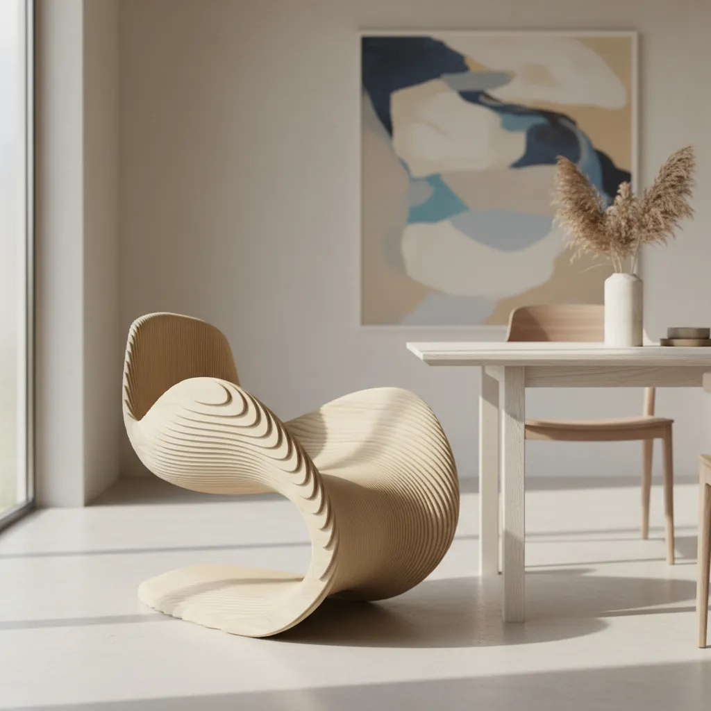 Poltrona Orgânica Ripada