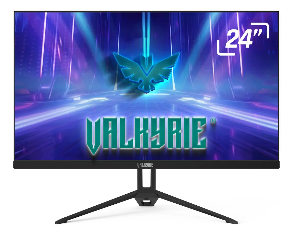 Monitor Valkyrie VH2410V2 24 Pulgadas 200Hz 1ms IPS HDR GSync Verde Musgo