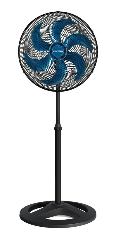 Ventilador de Coluna Turbo 6 Pás 50cm Azul Ventisol