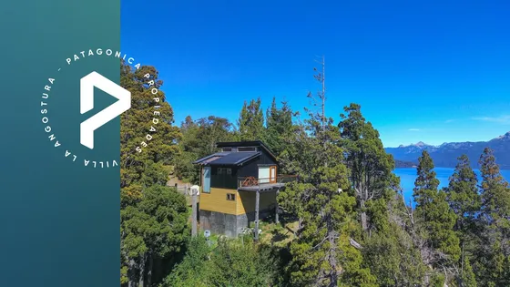 Venta- Casa 80 M2 Cub  C/viston Al Lago, Calfuco, Villa La Angostura