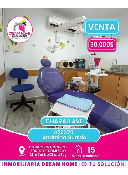 Local Comercial Odontologico - Fondo De Comercio En Venta  Minicentro Chara Tuy I -  Charallave. 