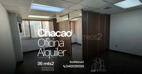 Oficina Alquiler Chacao 36 Mts2 Sonmetros2