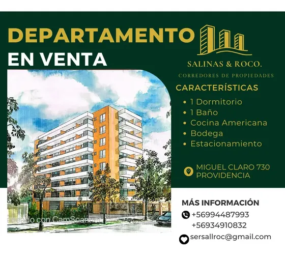 Departamento En Venta En Providencia