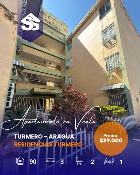 Venta De Apartamento, Residencias Turmero ¡tu Nuevo Hogar En El Corazón De Turmero Te Espera! Ubicación: Residencias Turmero (pleno Centro) Inversión: $39.000