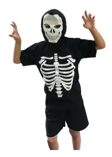 Remera de esqueleto para niños hotsell