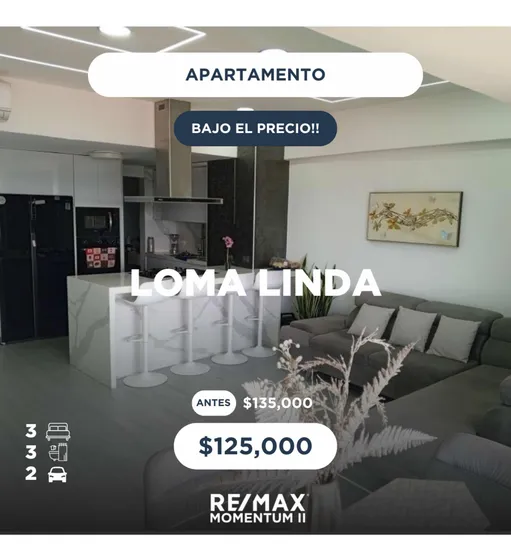 Negociación Flexible. Venta. Apto. Loma Linda. Caracas