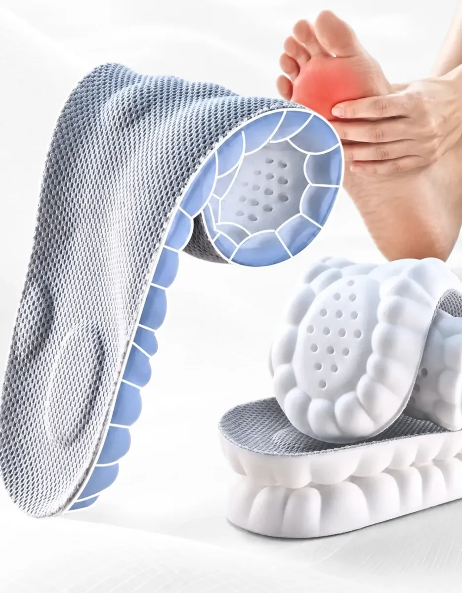 Palmilha De Altissimo Conforto 4d Tênis Sapatos Ortopédica