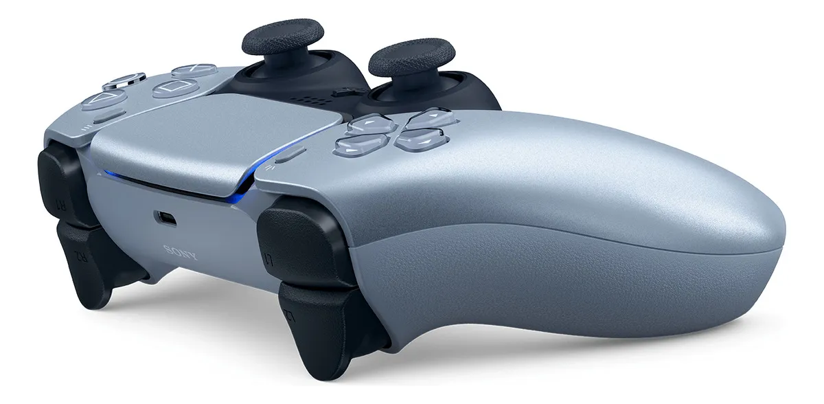 Sony PlayStation DualSense CFI-ZCT1W Controle Sem Fio Sterling Silver Cor Cinza - Imagem 3