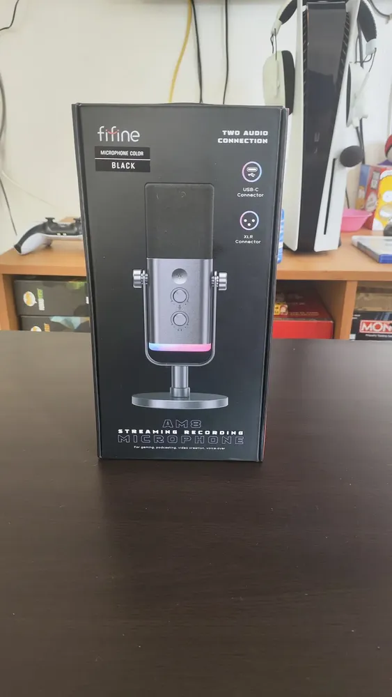 Foto del micrófono compartida por un comprador