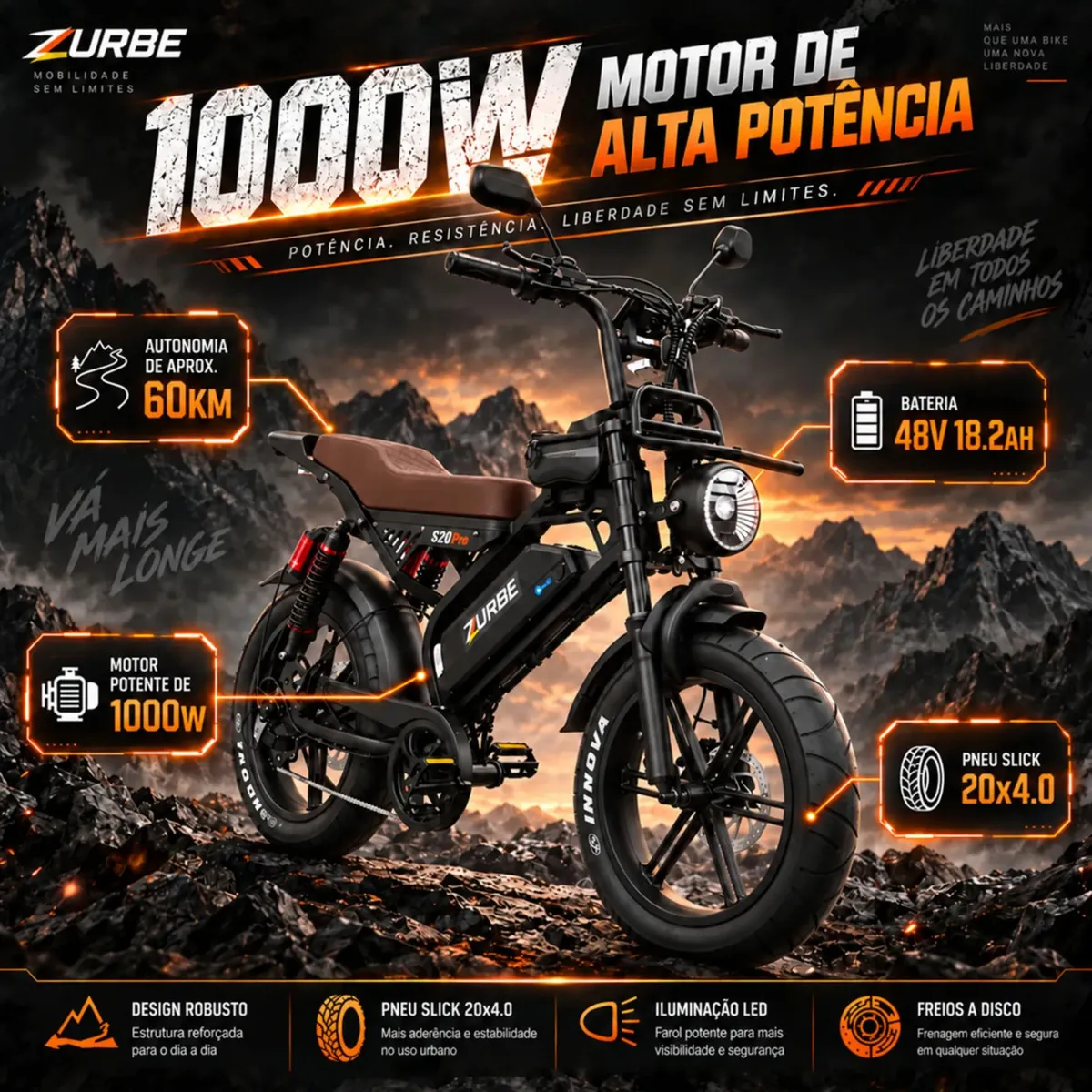 Zurbe S20 Pro 1000W