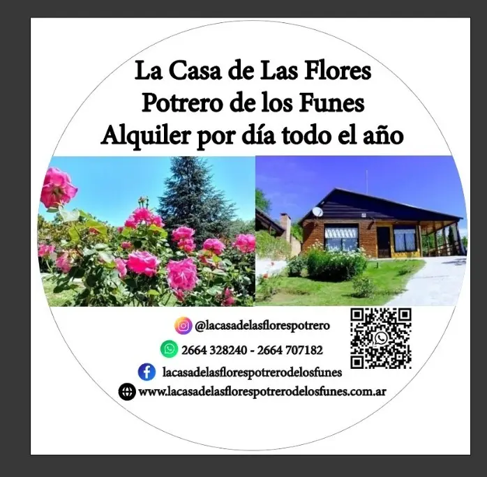 Casa De Alquiler Por Día En Potrero De Los Funes 