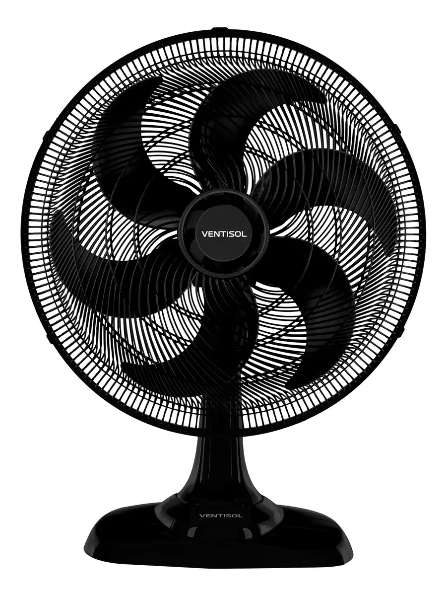 Ventilador de Mesa Ventisol Turbo 6 50cm 127V com 6 Pás