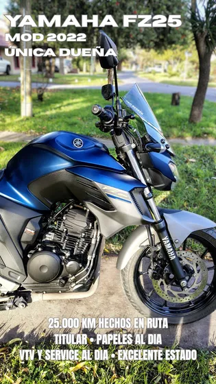 Yamaha Fz25 250 Cc Unica Dueña
