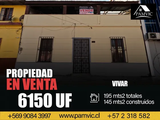 Casa, Terreno En Pleno Centro De Iquique